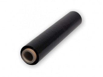 Folia Stretch, 0500 mm, 23 μm, negru, 200 m