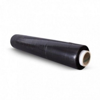 Film extensibil, 500 mm, 23 µm, L-115 m, negru