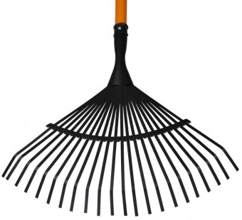 Grebla de gradina cu maner din fibra de sticla, 22 dinti, 1500mm
