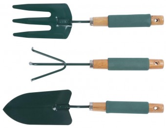 Set unelte de grădină Strend Pro, mistrie, cultivator, furcă