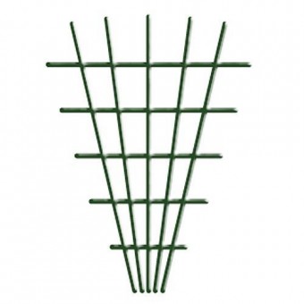 Spalier de gradina in forma de V 145x5x75 cm, 4/4,7 mm, verde