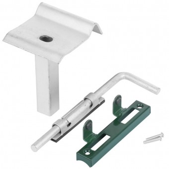 Poarta METALTEC DUO 3580/1750/100x50 mm, aripa dubla, gradina, verde, ZN + PVC, RAL6005