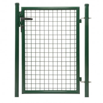 Poarta METALTEC ECO 2, 1000/1800/50x50 mm, rotunda, verde, poarta simpla, ZN+PVC, RAL6005