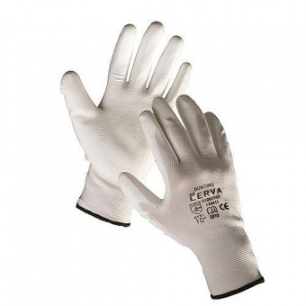 Mănuși BUNTING Evolution White (M), nailon