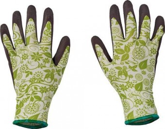 Mănuși PINTAIL maro 09, nailon / latex, verde