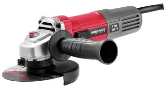 Polizor Worcraft AG08-115P, 710W, 115 mm, M14, unghiular, PROMO + 2 discuri