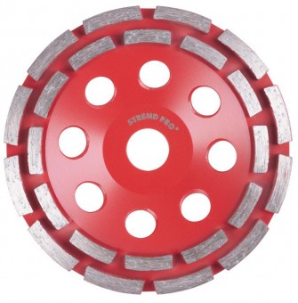 Disc de șlefuit Strend Pro CGW22, 150 mm, 2 rânduriCup, beton