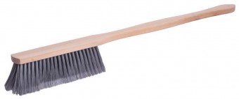 Perie de mână CRW BN60, mâner din lemn, 60 cm, nailon