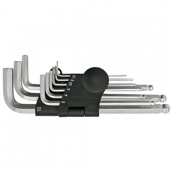 Set chei hexagonale 9buc 1,5-10mm cu bila