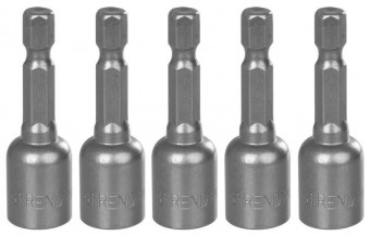 Cap Strend Pro MS84, 10 mm, 1/4, suport pentru biți cu magnet, pachet de 5
