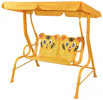 Leagan copii LEQ SANDIA Tigre, 115x75x110 cm