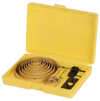 Set ferăstrău cu găuri Strend Pro CHS 6016, 16 buc, 19-127 mm