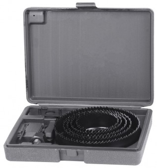 Set drujba 8 buc
 64-76-89-102-127
 mm, cheie hexagonală, burghiu