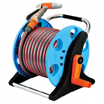 Bobina furtun + furtun + pistol + adaptor 20m / 1/2 Strend Pro