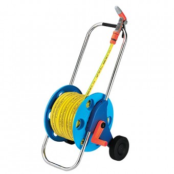 Tambur pentru furtun + furtun + pistol + adaptor 30m/ 1/2 Strend Pro