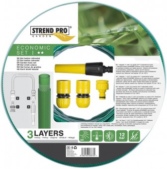Set Furtun Strend Pro Economic 1/2, L-20 M, adaptor, duza, cuplaje