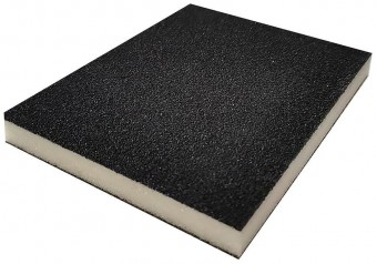 Burete KONNER G120, 125x100x10 mm, perie, bal. 3 ks