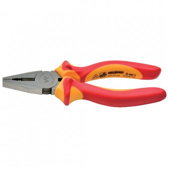 Clește combinat izolat Whirlpower 180mm, DIN5746, VDE 1000V, GS