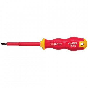 Șurubelniță phillips izolată Whirlpower® PH0 / 60mm, DIN8764, VDE 1000V, GS