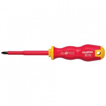 Șurubelniță phillips izolată Whirlpower® PH3 / 150mm, DIN8764, VDE 1000V, GS