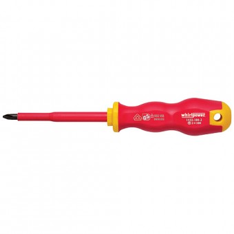 Șurubelniță izolată pozidrive Whirlpower® PZ0 / 60mm, DIN8764, VDE 1000V, GS