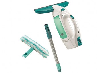 Curatator de geamuri LEIFHEIT 51003 cu tija 43 cm, mop pentru geamuri