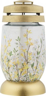 Cahanec Bolsius 3S Forsythia, ploaie aurie, 22 cm, pentru mormant, cu umplutura 36 h
