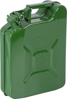 Canister JerryCan LD10, 10 litri, metalic, pentru PHM, verde