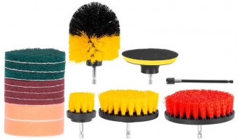 Perii Strend Pro, set, curatare, pentru burghiu, 14 bucati