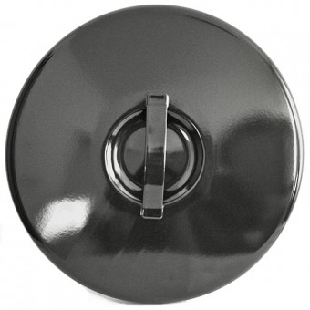 Capac tuci Thorma 60 lit, emailat, negru