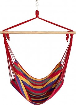 Fotoliu CARNER, balansoar, gradina, bumbac, max. 150 kg, 100x50 cm