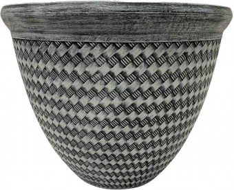 Ghiveci Strend Pro Marble, 37x30 cm, albastru