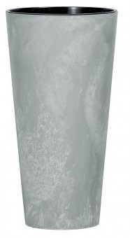Ghiveci TUBUS Slim Concrete 400x762 mm, aspect beton