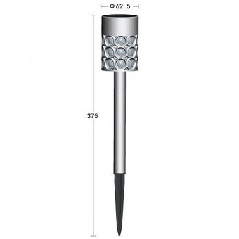 Lampa Solara Sabik, 375 mm, 1 LED, AAA, pachet 24 buc