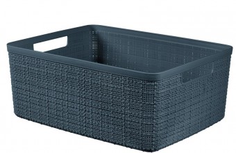 Coș de rufe Curver® JUTE M 12L, antracit, 36x15x28 cm