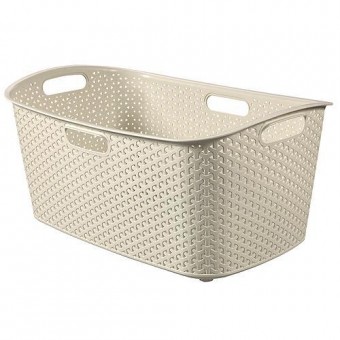 Coș de rufe Curver® MY STYLE 47L, alb, 60x39x28 cm