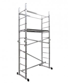 Schele cu platformă Strend Pro Scalar, aluminiu, 2x5, max. 150 kg