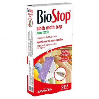Lipici BioStop, pentru molia hainelor, ambalaj. 2 buc