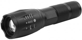 Lanternă Light Strend Pro FL001, T6 150 lm, Alu, 2200mAh, power bank, Zoom, încărcare USB