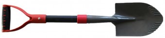 Lopata Strend Pro, cu maner D, fibra de sticla, drenaj, 700 mm