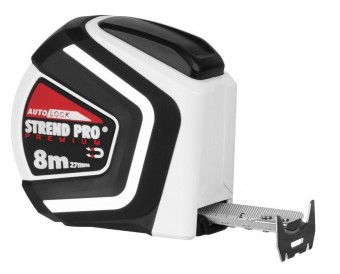 Bandă de măsurat Strend Pro Premium 8 m, îmbuteliere, Auto STOP, magnetică, roll-up