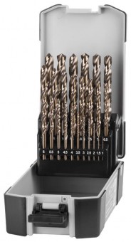 Set burghie metal 25 buc 1-13 mm Strend Pro, industrial, HSS, DIN338