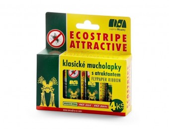Capcană de muște Ecostripe, bal. 4 ks