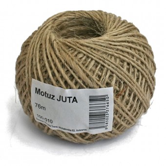 Snur de iută naturală 76 m