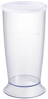 Bol MagicHome, 800 ml, cu capac, pentru blender Bonito, alb