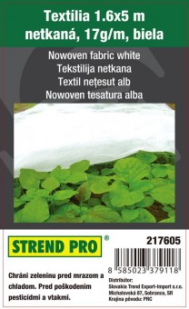 Tesatura protectie netesuta 1,6x05m 17g/m2, alba.