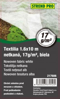 Tesatura protectie netesuta 1,6x10m 17g/m2, alba.
