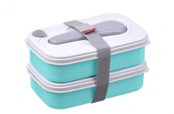 Cutie de prânz MagicHome, 2 compartimente, 1 l