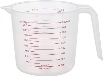 Pahar dozator MagicHome, cu palnie, plastic, 1 l