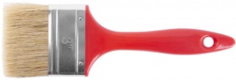 Perie de vopsea Brisk 3.0 plată, mâner roșu (mâner din PVC)